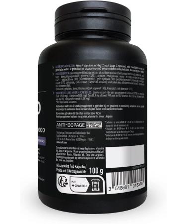 Riped Max CLA 3000 Fat Burner for Men | 60 Caps | 3G CLA + Chili | CPX Exclusive | L-Arginine Zinc Vit B6 | Boost Fat Burning | Eafit - Buy Online on GoSupps.com
