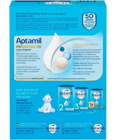 Aptamil Pronutra Initial Food Pre - Palm Oil Free Gentle Lactofidus Process 1.2kg Storage Pack for Newborns - Shop Now for International Shipping - Buy Online on GoSupps.com