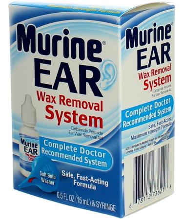 Murine Earwax Removal System 0.5 oz - Effective Ear Cleaning Solution for Blocked Ears - Buy Online on GoSupps.com