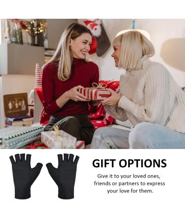 TYGFRT 1 Pair of Black Fingerless Gloves Uv Gloves for Nails Nail Art Accessories Uv Protective Gloves Nail Gloves Nail Art Protective Accessories - Buy Online on GoSupps.com