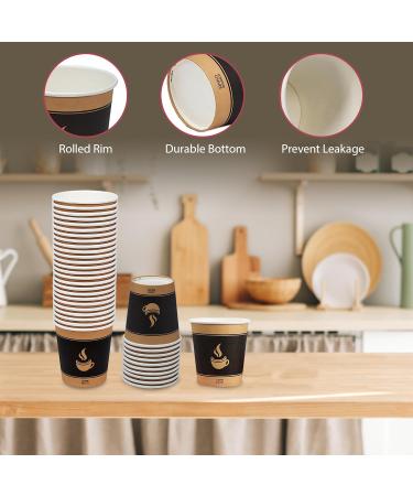 Morning Dew (1000 Count) 4 oz Hot Paper Cups to Go Hot Coffee Cups Disposable Cups for Hot Beverages Paper Cups Perfect for Restaurants & Takeout Cafes - Buy Online on GoSupps.com