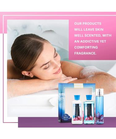 City of Love Bath & Body Care Gift Set - Luxurious Home Spa Set with Body Lotion Shower Gel & Fragrance Mist - Buy Online on GoSupps.com