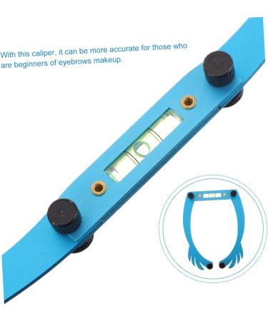 FOMIYES 5pcs Aluminum Alloy Embroidery Level Ruler White White Outfit Brow Mapping Fold Eyebrow Line - Buy Online on GoSupps.com