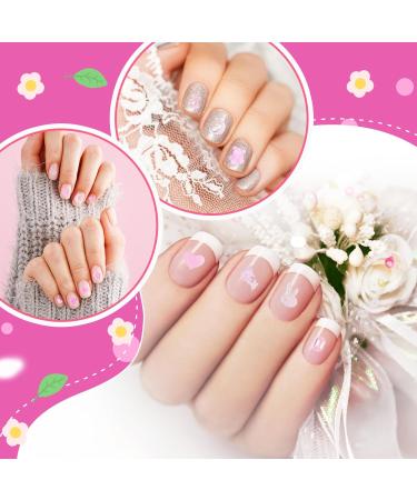 100 Pieces 3D Nail Art Charms Set - Heart Bear Butterfly & Flower Decorative Strass for DIY Nails - Perfect for Valentine's Day & Mobile Phone Decor - Buy Online on GoSupps.com