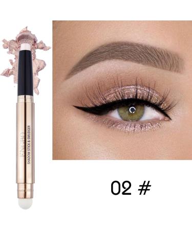 Eye Shadow Sticks Set - 6 Colors Makeup Eyeshadow Pencil Crayon - Long Lasting Natural Eye Shadow Highlighter Stick for Women Daily Use and Pochy A(1# 6#) - Buy Online on GoSupps.com