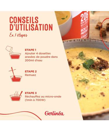 Gerlin a Chickpea and Turmeric Soup - High Protein Meal Substitutes - Dehydrated Soup - Contains 8 Meals - Buy Online on GoSupps.com