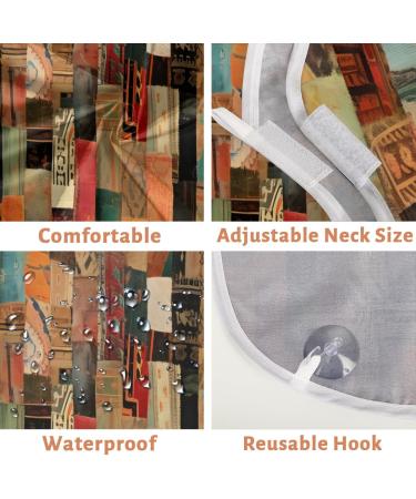Geometry Beard Bib Apron - Ultimate Beard Hair Catcher for Men | Perfect Gift for Dad Husband - Father's Day Anniversary Christmas | Includes 2 Suction Cups - Buy Online on GoSupps.com