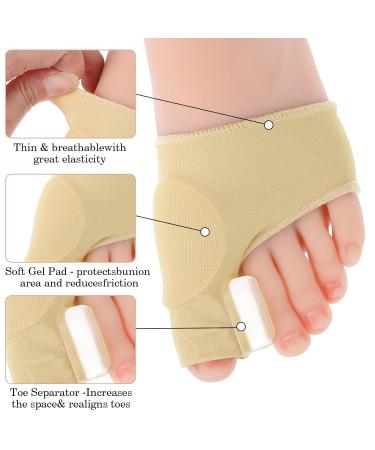 Bunion Corrector Splints - Relief for Overlapping Toes | Comfortable Brace & Spacer Socks for Men & Women - Buy Online on GoSupps.com