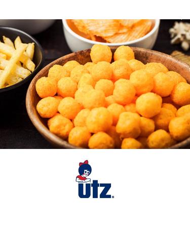 Utz Cheese Balls Barrel - Real Cheddar Cheese Snack, Gluten-Free, Kosher Certified - 36.5 Oz (Pack of 1) - Buy Online on GoSupps.com