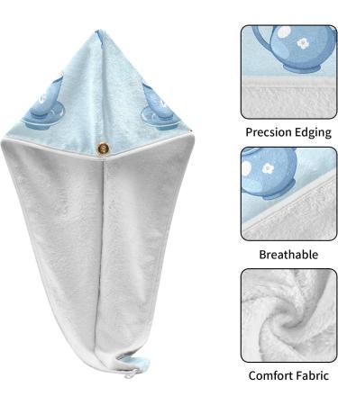 Kettle Hair Towel 2 Pack | Super Absorbent Quick Dry Hair Turbans for Women & Girls | Ultimate Hair Drying Solution - Buy Online on GoSupps.com