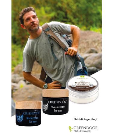 Greenendoor Men's Natural Deodorant Cream 50ml - 6 Months Odor Protection Vegan & Aluminum-Free - Buy Online on GoSupps.com
