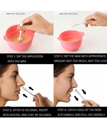 80 Pack Plastic Nose Wax Sticks - Disposable Applicators for Nose, Eyebrow, and Facial Hair Removal - Buy Online on GoSupps.com