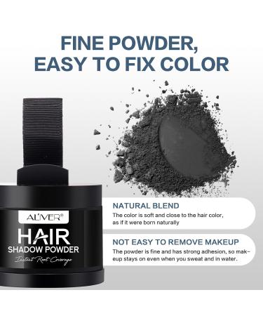 Buy Black Base Powder - 4G Waterproof Hair Powder for Thinning Hair Concealer | Instant Coverage for Men & Women - Buy Online on GoSupps.com