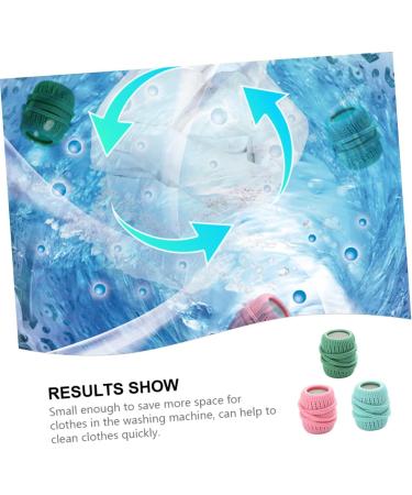 minkissy 6 Pcs Washing Machine Laundry Ball Dryer Ball Washing Machine Balls Clothes Washing Ball Laundry Washing Balls Laundry Balls Fabric Softener Tpe Household Washer 7x4.5x4.5cmx2pcs Random Colorx2pcs - Buy Online on GoSupps.com