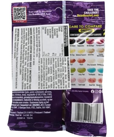 Jelly Belly BeanBoozled Jelly Beans BeanBoozled Bag Jelly Beans 54 Grams - Buy Online on GoSupps.com