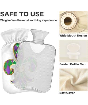 Mardi Gras Gold Jewelry Heat Bottle - 2L Pain Relief & Warm Water Bag for Women Ideal for Feet & Bed Warmers - International Shipping Available - Buy Online on GoSupps.com