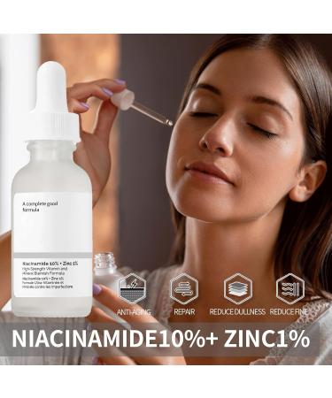 3PC Facial Serum Set for Women | Niacinamide 10% + Zinc Hyaluronic Acid 2% + B5 Retinol Serum | Acne & Pore Reduction Skincare Kits - Buy Online on GoSupps.com