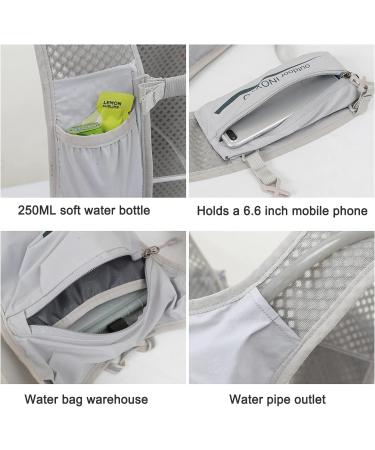 Inoxto Drinking Vest Backpack - Light Water Running Vest with 1.5L Bladder for Hiking Trail Running Cycling & Marathons - Unisex Black Green - Buy Online on GoSupps.com