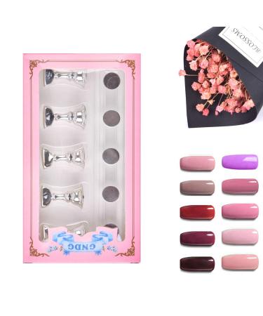 LEQ Nail Tips Practice Display Stand - Magnetic Acrylic Crystal Holder (Silver) - Buy Online on GoSupps.com