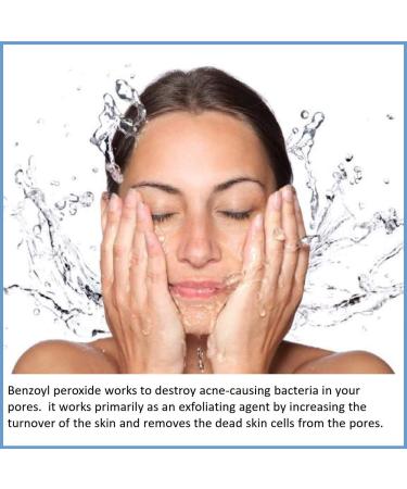 Tutta La Pelle Benzoyl Peroxide 5% Wash - Acne Treatment for Face, Body, Butt & Back 6.7 oz - Buy Online on GoSupps.com