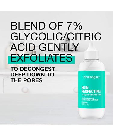 Neutrogena Skin Perfecting Daily Liquid Exfoliant for Oily Skin - Fragrance-Free 4 fl oz - Buy Online on GoSupps.com