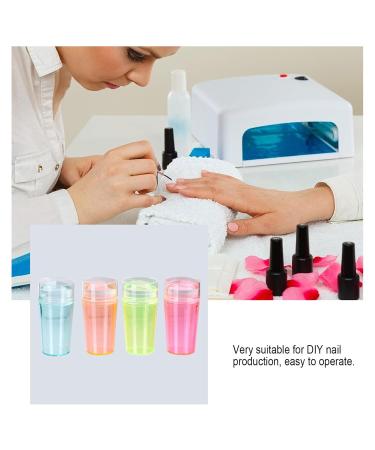 Beaupretty Nail Stamp Pressure Plate Set - 4 Silicone Nail Art Stamps & Tools for Manicure - Glow-in-the-Dark Pebble Gel Accessories - Buy Online on GoSupps.com