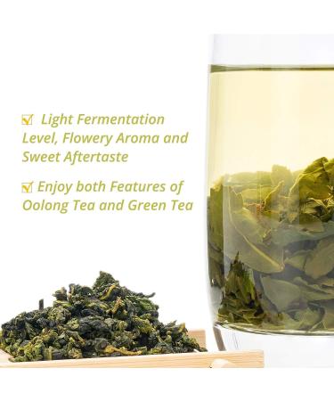 oriarmcha Chinese Tie Guan Yin Oolong Tea Loose Leaf 100g - Anxi Tieguanyin Fujian Tikuanyin Wulong Green Tea Leaves - Iron Goddess of Mercy Tieguanyin Oolong Tea 100g - Buy Online on GoSupps.com