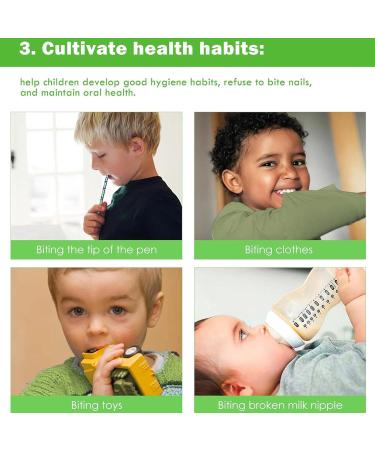 Nail Biting Prevention Thumb Sucking Solution Nail Strengthener | No Bite Nail Polish Finger Sucking Guard Prevention Safe Effective for Kids - Buy Online on GoSupps.com