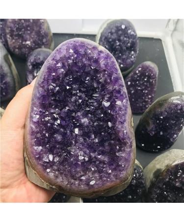 Room Decoration Natural Amethyst Stone geode Crystal Cluster Home Decoration raw Material Quartz Stones (Color : 1200-1300g) - Buy Online on GoSupps.com