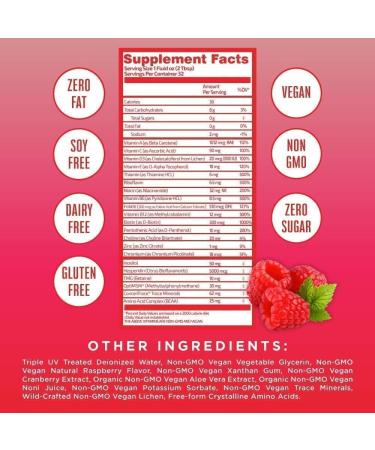 MaryRuth's Liquid Multivitamin Raspberry & Liquid Multimineral Cranberry Bundle | Immune & Energy Support | Sleep, Magnesium, Calcium & MSM Supplement - Buy Online on GoSupps.com