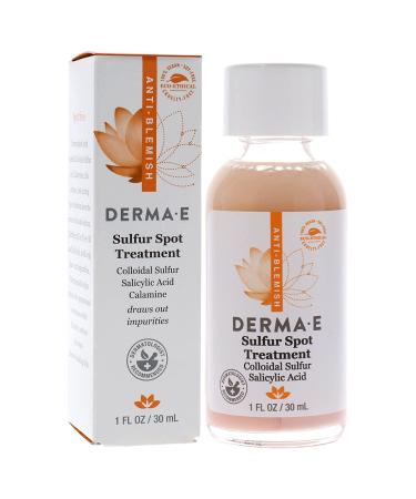 Derma E Sulfur Spot Treatment - Effective Acne Solution (1 fl oz) - Buy Online on GoSupps.com