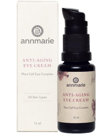 Annmarie Skin Care Anti-Aging Eye Cream - With Antioxidant-Rich Green Tea Eyebright & Cucumber Extract Soothing for Puffiness Fine Lines and Wrinkles All Skin Types (15ml 0.5 fl oz)