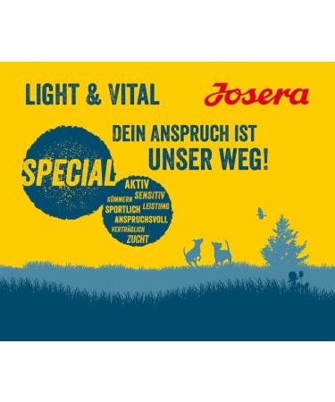 Josera Light & Vital Dog Food - Low Fat Super Premium Dry Food for Adult Dogs (5 x 900g) - Optimal Nutrition - Buy Online on GoSupps.com