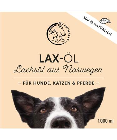 Annimally Salmon Oil for Dogs 1L - Rich in Omega 3 & 6 Fatty Acids | Ideal for Dogs Cats & Horses - BARF Fish Oil - Buy Online on GoSupps.com
