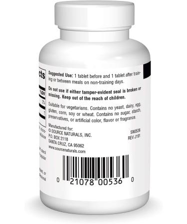 Source Naturals Gamma Oryzanol 60mg Dietary Supplement - 200 Tablets, Vegetarian-Friendly - Buy Online on GoSupps.com