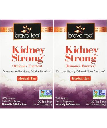Bravo Teas Kidney Strong 20 Tea Bags - Pack of 2 - Buy Online on GoSupps.com
