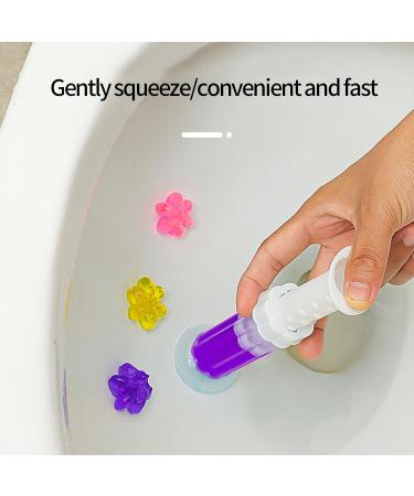 Toilet Gel Toilet Bowl Gel Printing 3 Kinds Of Aroma Toilet Cleaner Gel Printing Kit Freshener Refreshing Long-lasting Fragrance For Toilet BowlsToilet Basins and Sinks (Purple) - Buy Online on GoSupps.com