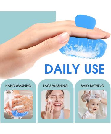Buy Square Facial Cleansing Brush - Deep Cleanse Pores with Silicone Technology - Blue | International Shipping Available - Buy Online on GoSupps.com