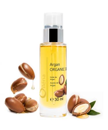 Argan Oil from Morocco Virgo Cold Pressed Organic 100% Pure 30 ml Anti-Aging Moisturizing Face and Body Hair Care Beard and Nails Anti Stretch Marks and Healing