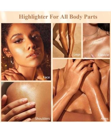  KARLOR Body Oil - 40 ml - Glitter Liquid - Shiny - Body Cream with Glitter - Rose Gold - Buy Online on GoSupps.com