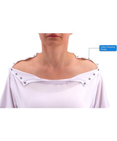 Shop Off the Shoulder Shirt for Men Women & Unisex - Sizes 3XL - White/Opulent Garden | International Shipping Available - Buy Online on GoSupps.com