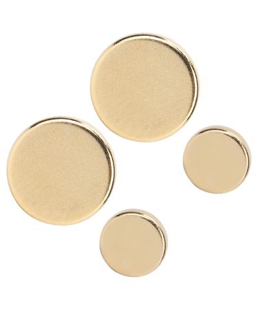 Magnetic earrings weight loss magnetic field therapy earring magnet slimming acupuncture points stimulating earrings gold magnetic acupressure earplug for (golden unsaid couple) - Buy Online on GoSupps.com