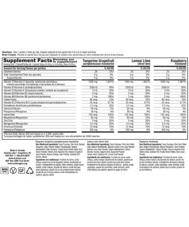 Conquitlam BC V36C2 EnerVitamin C Variety Pack 30 PacketsSachets - Buy Online on GoSupps.com