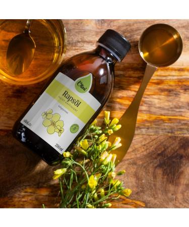 Olini Cold-Pressed Rapeseed Oil 500ml - Fresh Unprocessed Vegan & Gluten-Free - Rich in Unsaturated Fatty Acids & Vitamin E - Direct from Manufacturer - Buy Online on GoSupps.com
