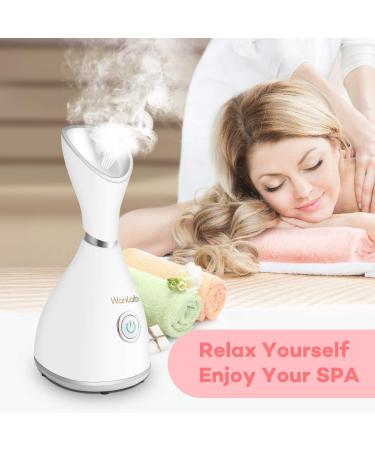 Portable Nano Facial Steamer for Home Spa - Clear Acne, Cleanse Pores, Blackhead Remover Kit - Buy Online on GoSupps.com