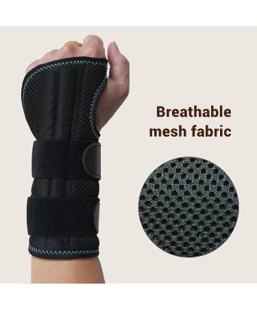 SUNGOOYUE Wrist Brace for Carpal Tunnel | Breathable Fabric & Removable Splint | Steel Plate Support for Arthritis & Tendonitis | Left Hand Relief | International Shipping Available - Buy Online on GoSupps.com