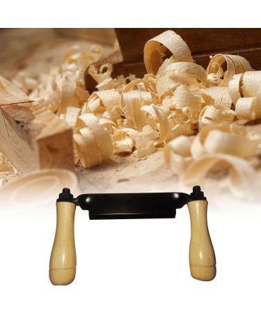 Rianpesn 8-Inch Stainless Steel Zehmesser - Curved & Straight Portable Train Knife with Wood Handle | Ideal for Shaving & Hand Tools - Buy Online on GoSupps.com