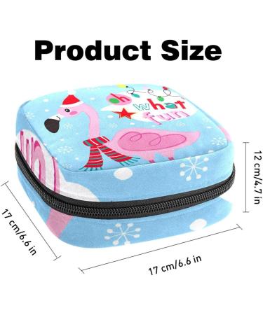 Shop Women's Napkin Storage Pocket - Christmas Snowflake Flamingo Funny Menstrual Cup & Portable Bags for First Period - Color 5 - Buy Online on GoSupps.com