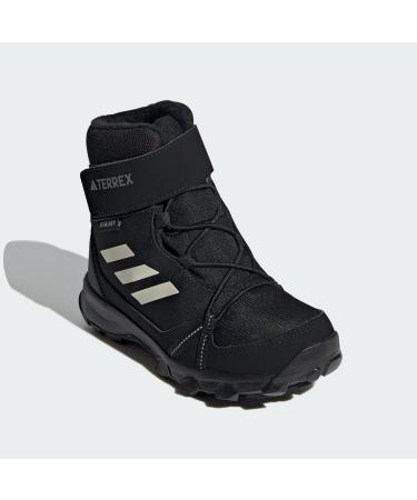 Adidas Unisex Kids Terrex Snow Hook-and-Loop Cold.RDY Winter Sneakers - Size 35 EU - Core Black Chalk White Grey Four - International Shipping Available - Buy Online on GoSupps.com