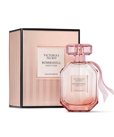 Victoria's Secret Bombshell Seduction Eau de Parfum Notes of White Peony Sage & Velvet Musk Perfumes for Women (3.4 oz)